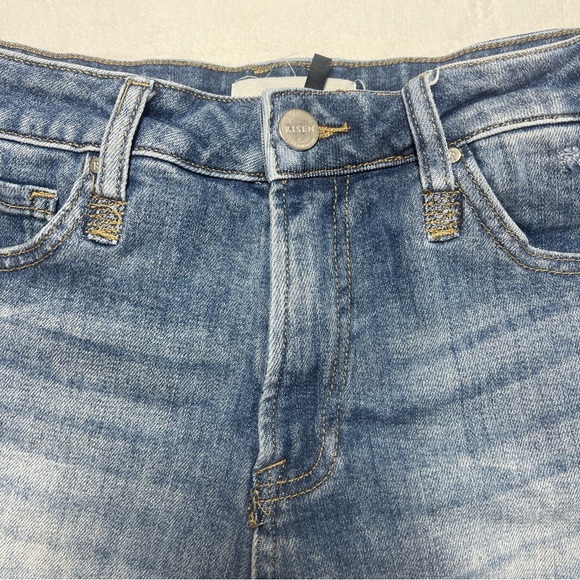 Risen Denim Distressed Women Shorts - Picture 2 of 7